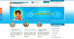 Desktop Screenshot of nadijyothisham.com